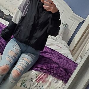 SOLD Color block windbreaker